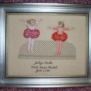 First Recital Cross Stitch Design
