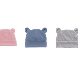 Newborn hats / hospital baby hats / baby girl hats / baby boy hats/ baby shower gift / baby hospital bow hat