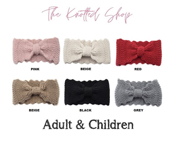 Adult & Kids Knitted Headband