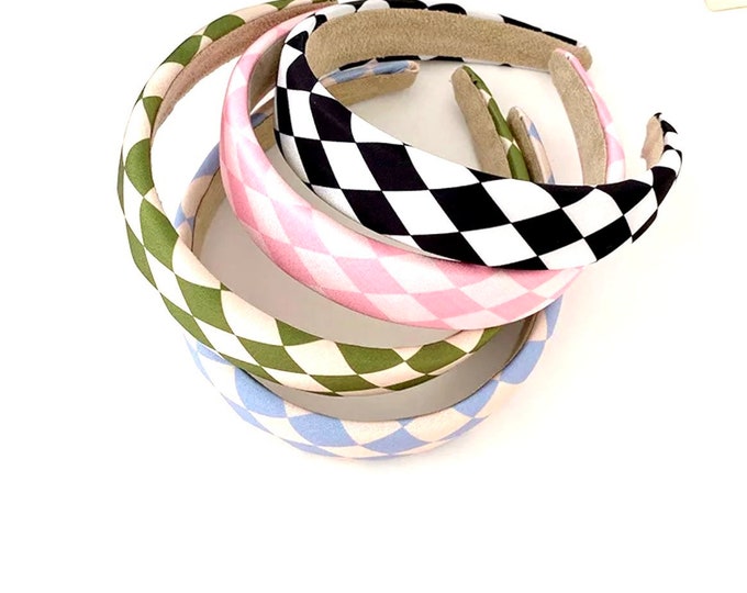 Checkered Padded Headband