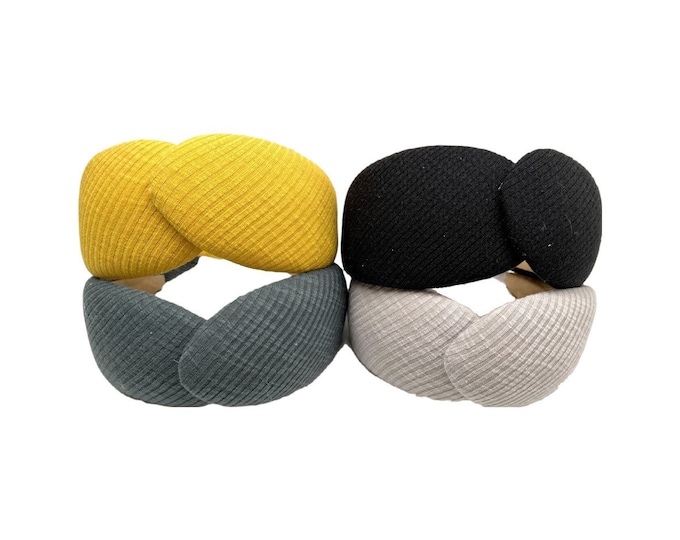 Ribbed Knit Padded Headband