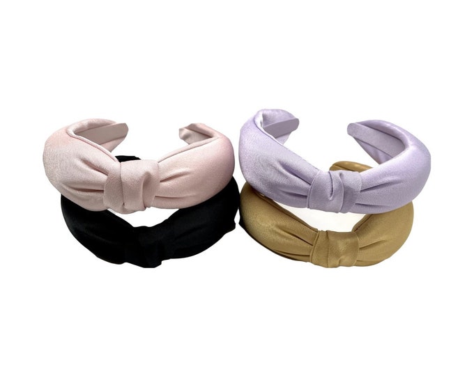 Silk Padded Top Knot Headband