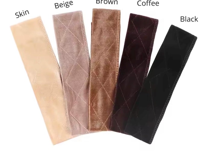 Velvet Wig Grip Headband / Adjustable No-Slip Wig Band