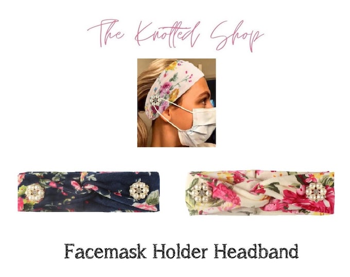 Adult & Kids Facemask Holder Headband