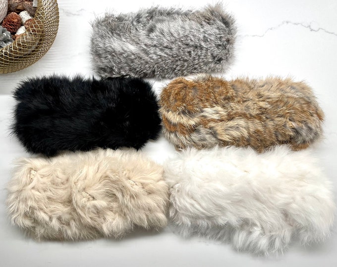 Adult & Kids Faux Mink Fur Headband Earwarmer