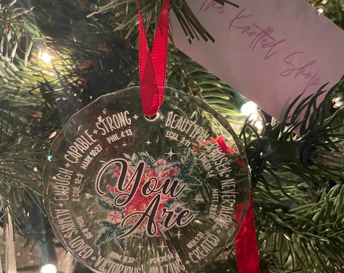 You are Ornament / holiday ornament/ Christmas gift / holiday decor / Family ornament