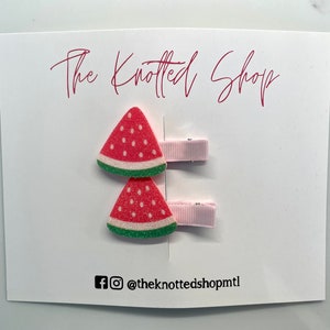 Summer Hair Clips/ rainbow clip / ice cream clip / fruit hair clip /