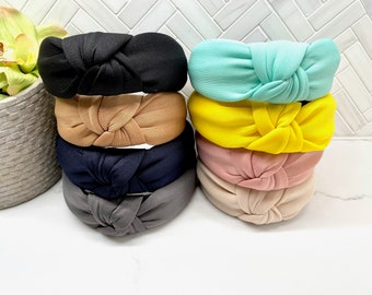 Classic Wide Padded Top Knot Headband