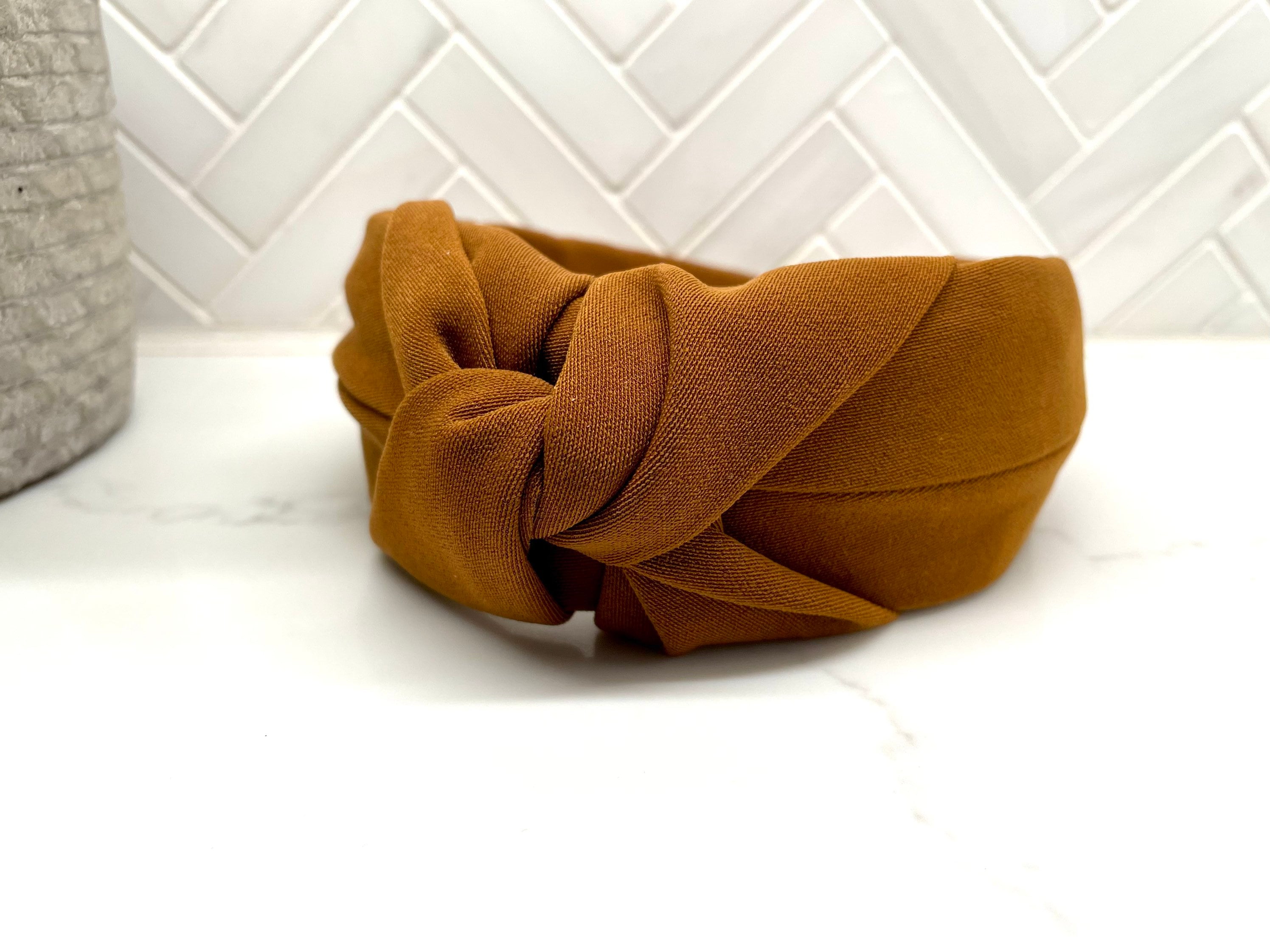 Wide Twist Top Knot Headband