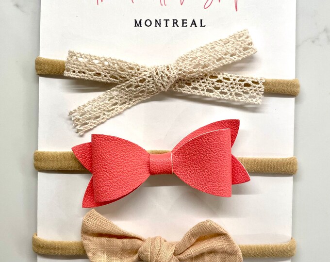 Newborn Bow Set