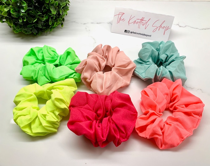 Neon Scrunchies