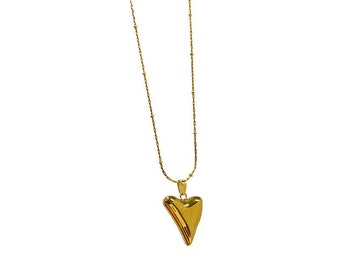 Gold Plated Heart Necklace