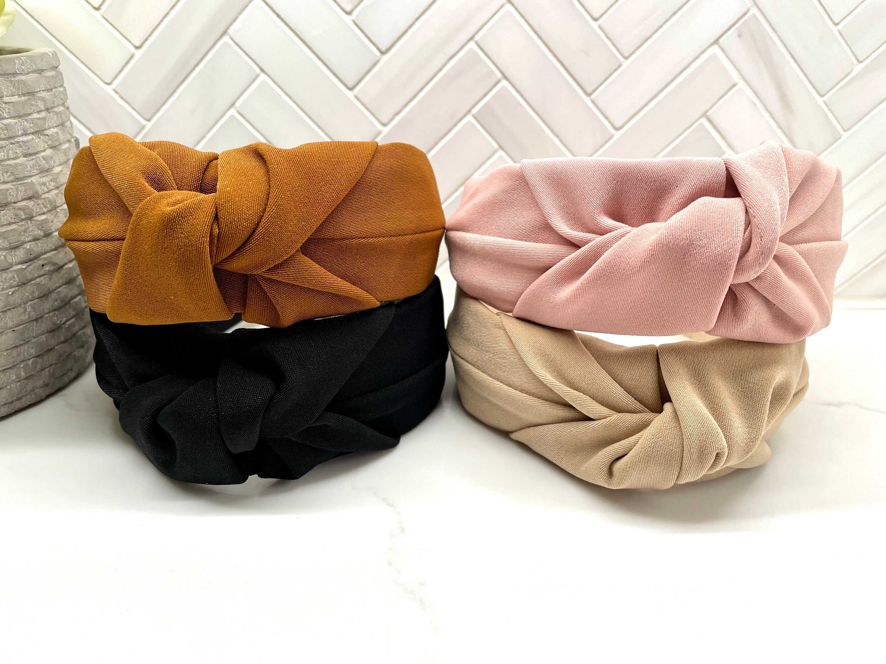 Wide Twist Top Knot Headband