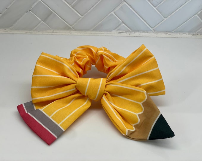 Back to School Pencil Scrunchie