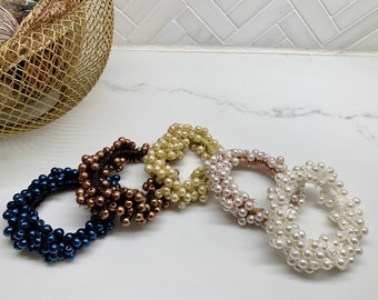 Pearl Scrunchie Elastic