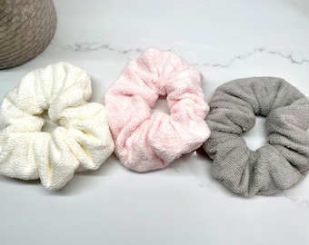 Large Towel Terry Cloth Scrunchie