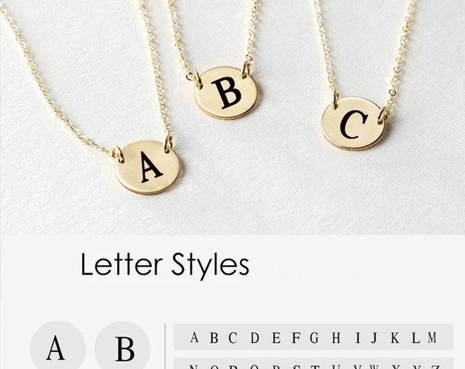 Custom Letter Necklace