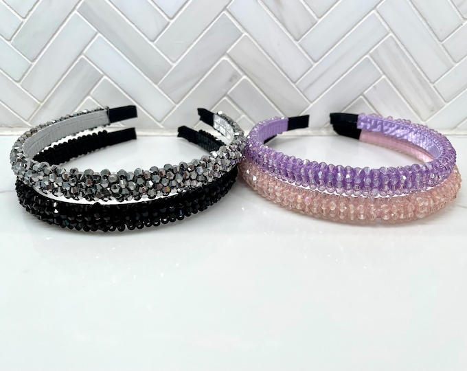 Thin Crystal Headband