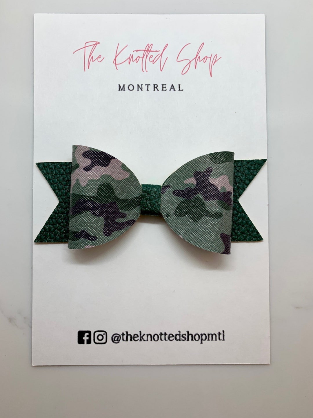 Camouflage Hair Bows / Girl Hair Bows / Birthday Party Gifts / Etsy UK