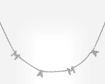 Mama Necklace - 925 Sterling Silver  & 18K Gold Plated