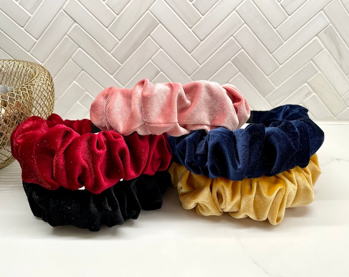 Velvet Scrunchie Headband