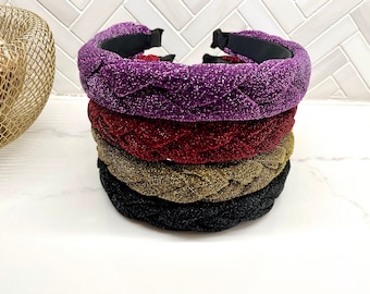 Braided Glitter Headband