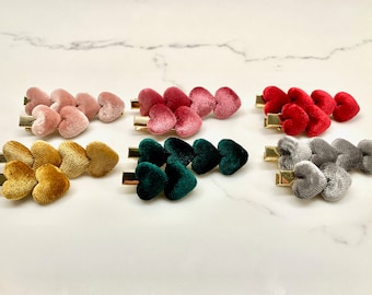 Xduargs Pinces À Cheveux Boho En Forme De Coeur En Résine, Pinces À