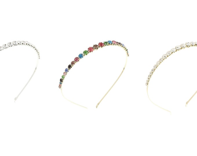 Thin Rhinestone Headband