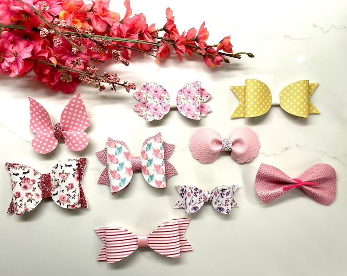 Spring Hair Bow Collection