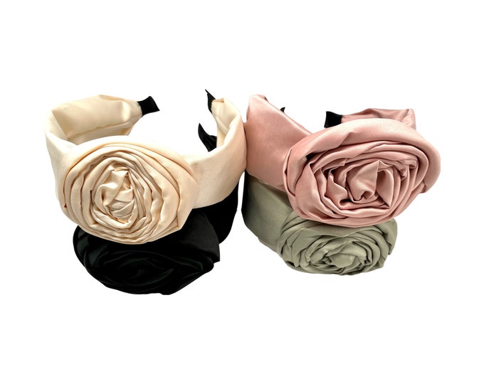 Silk Rose Headband