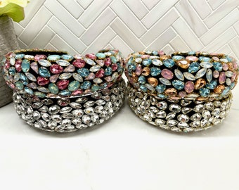 Thick Gem Crystal Sponge Puff Headband