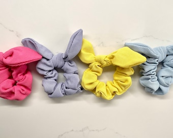 Floral Bow Scrunchies