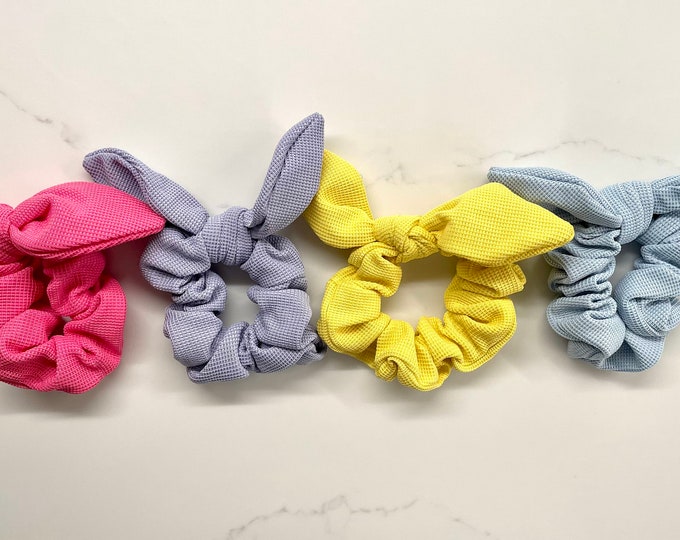 Floral Bow Scrunchies