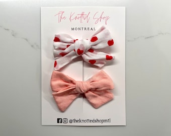 Love Hair bow set