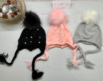 Pearl Infant Knitted Hat