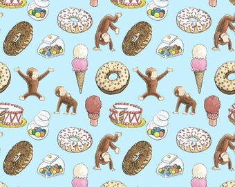 Fabbies T-shirt fabric with insects on a green background