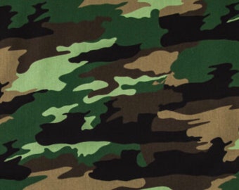 Tessuto verde camo cotone, tessuto tessuto, tessuto da cucito, tessuto trapuntatura, tessuto per maschera, tessuto militare, cotone