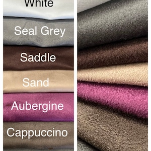 Soft Faux Suede Fabric Curtain Upholstery Dress Non-stretched suede fabric 58&#39;&#39;