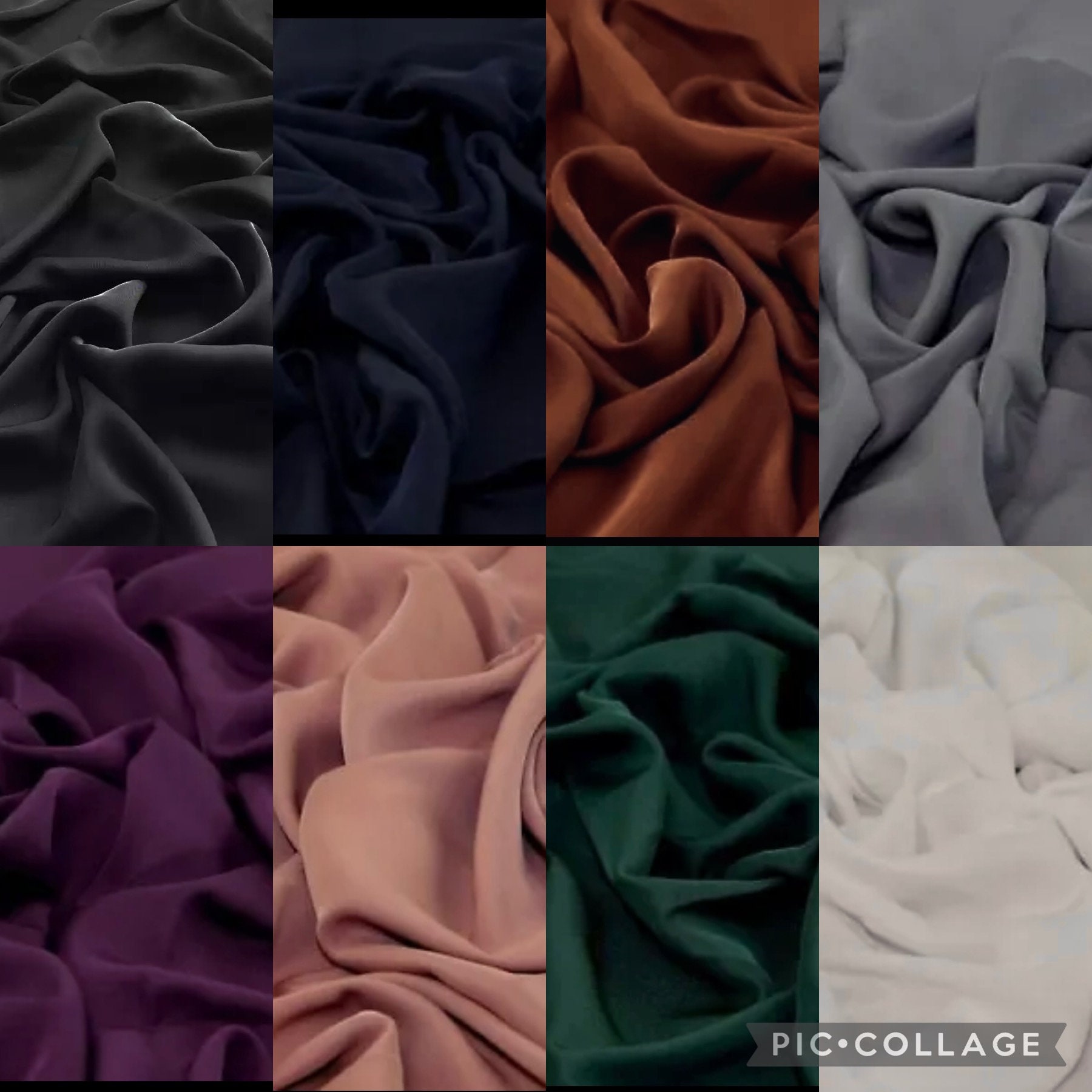 1m purple crepe georgette chiffon dress fabric 58 wide