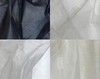 100% Cotton Organdy Fabric Dress Craft Lining Stiff Sewing Material  44''WIDE - Etsy