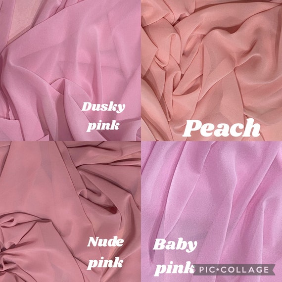 Plain Soft Sheer Georgette Chiffon Fabric Bridal Dress Craft Material 150cm  Wide - Etsy