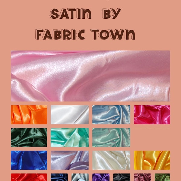 Soft Silky Liquid Satin Fabric Dress Lining Craft Draping Satin Fabric 150cm