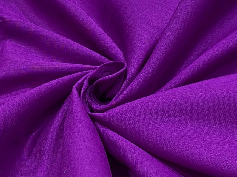 PlaIn 100% Cambric Cotton Voile Fabric Rubia Turban Craft Draping Cotton Lining Fabric 44''wide Purple