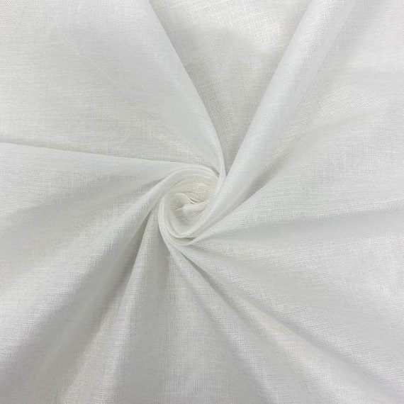 PlaIn 100% Cambric Cotton Voile Fabric Rubia Turban Craft Draping Cotton Lining Fabric 44''wide