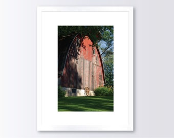 Old Barn Photograph, Country Wall Décor, Barn Photography, Farm Wall Décor, Printed Photograph