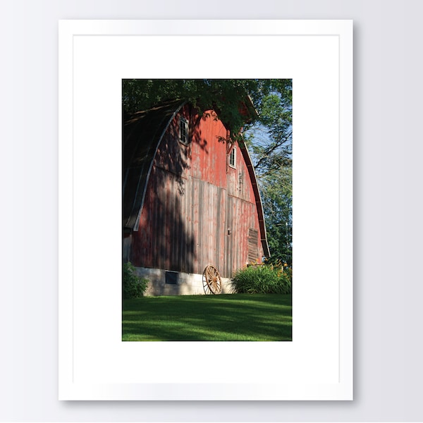 Old Barn Photograph, Country Wall Décor, Barn Photography, Farm Wall Décor, Printed Photograph