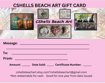 Etsy Voucher, Gift Coupon, Merchandise Voucher,Gift Card For Any Holiday Or Occasion,Wedding Gift,Perfect Bridal Party Gifts,Co-Worker Gift