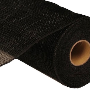 10” Black Deco Poly Mesh, 10” Mesh, Black Mesh, RE130202, Halloween Mesh, Deco Mesh, Affordable Mesh, Value Mesh, Witch Wreath, Spider Mesh
