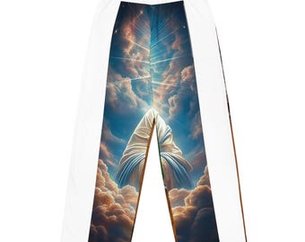 All-over print unisex wide-leg pants