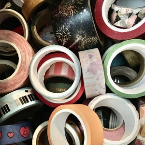 Washi Tape Set of 20 - Random Grab Bag with No Duplicates